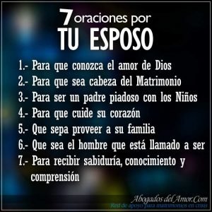 citas biblicas oracion esposo
